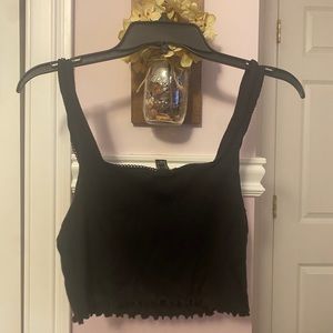 Forever 21 Black Crop Top